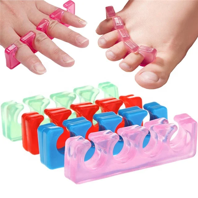 

Nail Silicone Finger Splitter Toe Care Stretcher Silicone Gel Toe Separator