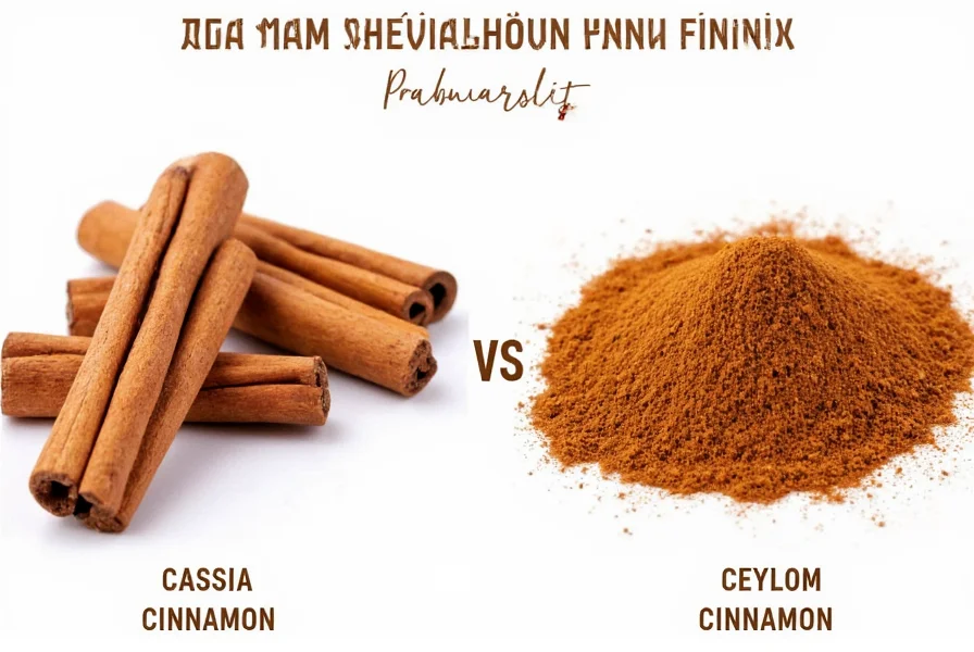 Cassia vs Ceylon Cinnamon: Key Differences & Safety Facts