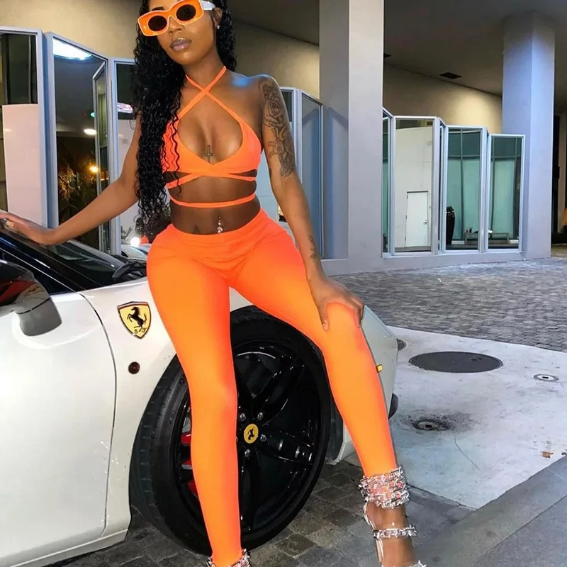 

2021 fashion womens jumpsuit clubwear bodysuit 2 Piece Sexy Club sport Outfits, As picture shows
