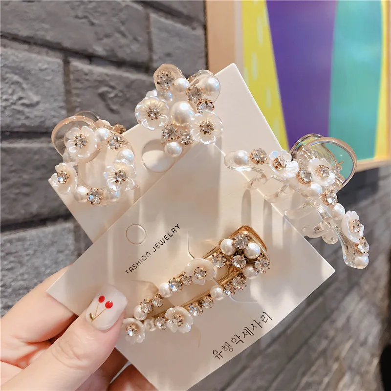 

Latest Fashion Hair Accessories Side Clips Shell Flower Shape Bangs Clip Student Hair Accessories