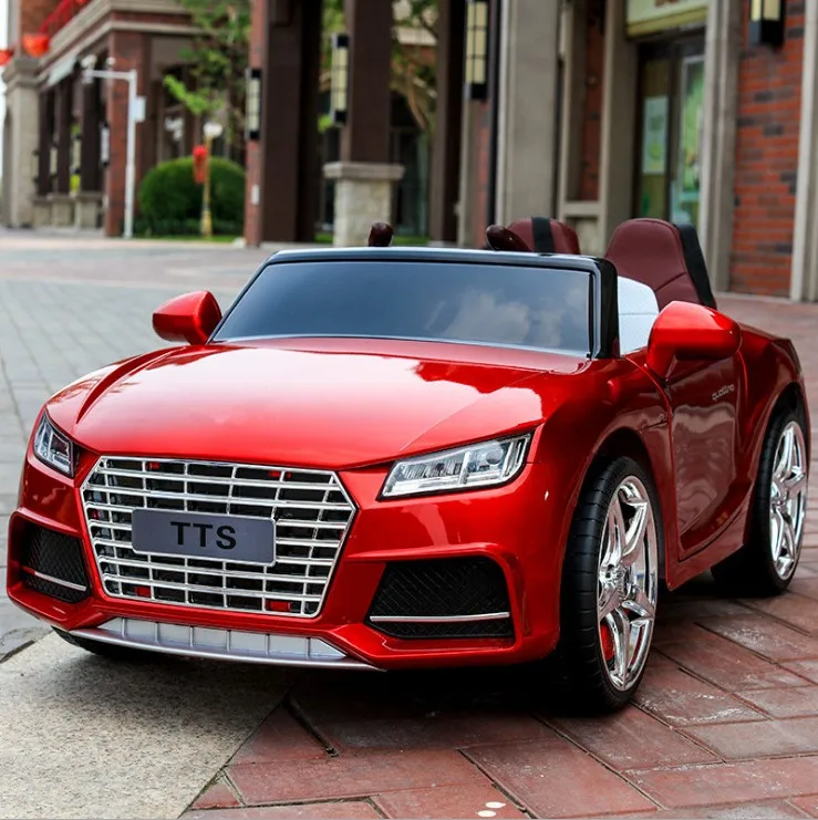 新款奥迪儿童电动车双驱带遥控婴儿玩具车