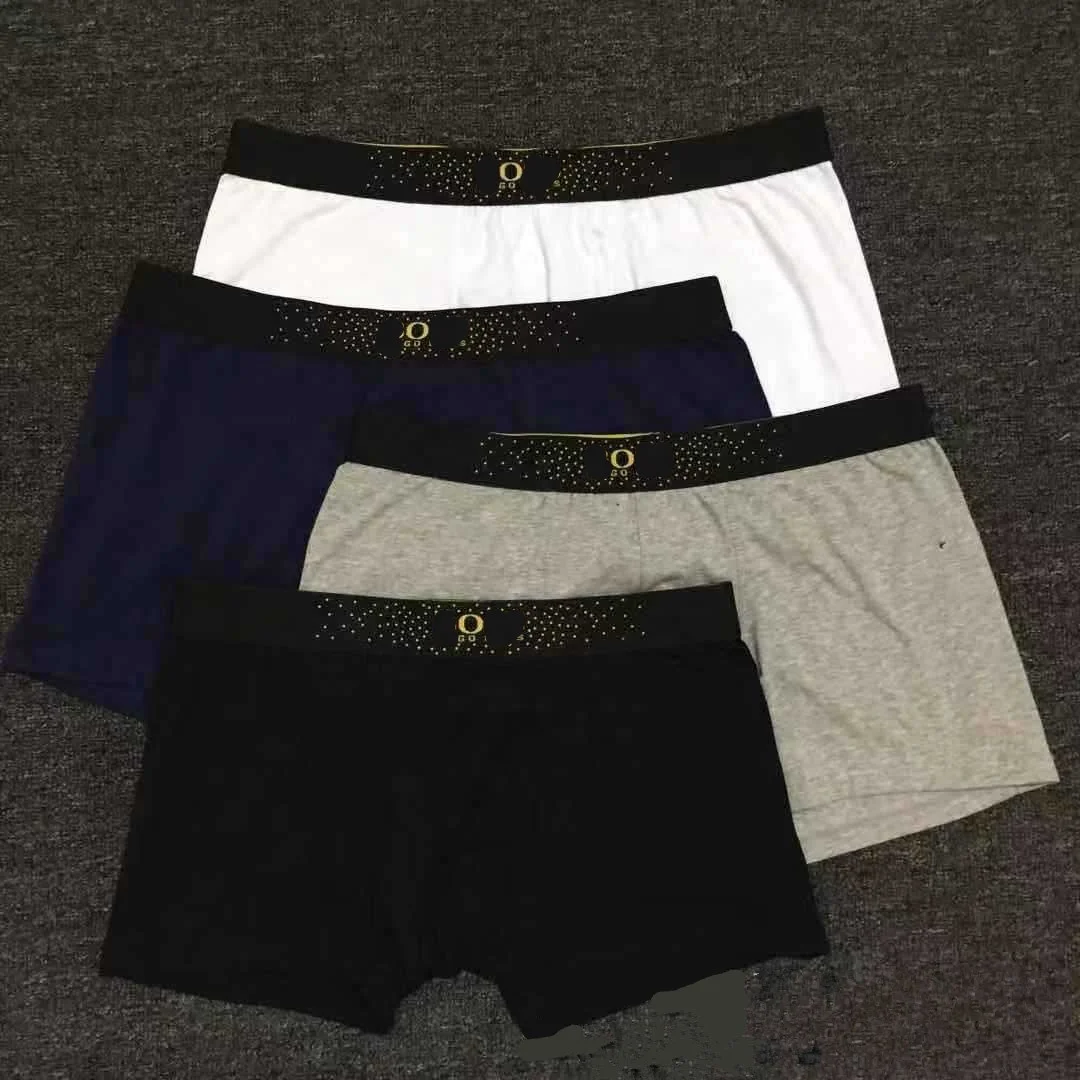 

Letter Pattern Men's Business Briefs Cotton 4 colors Men's Boxer Briefs, Picture