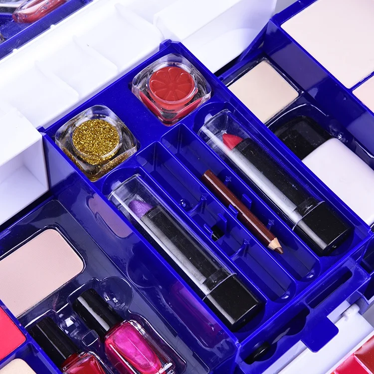 
Top Sale Waterproof Eyeshadow Palette Makeup Powder Cosmetic Brush Kit Box With Mirror Women Professional Make Up kit 