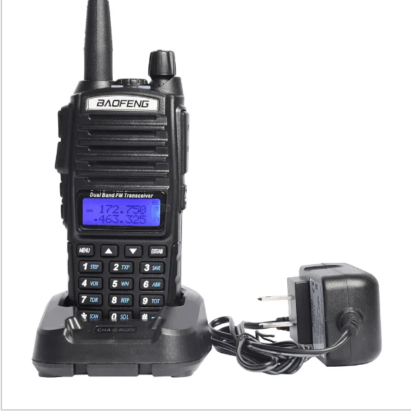 

NEW UV-82 8W Walkie Talkie Optional 5W Baofeng Radio UV82 Dual PTT Two Way Radio Dual Band UHF VHF Radio 10 KM Baofeng, Black