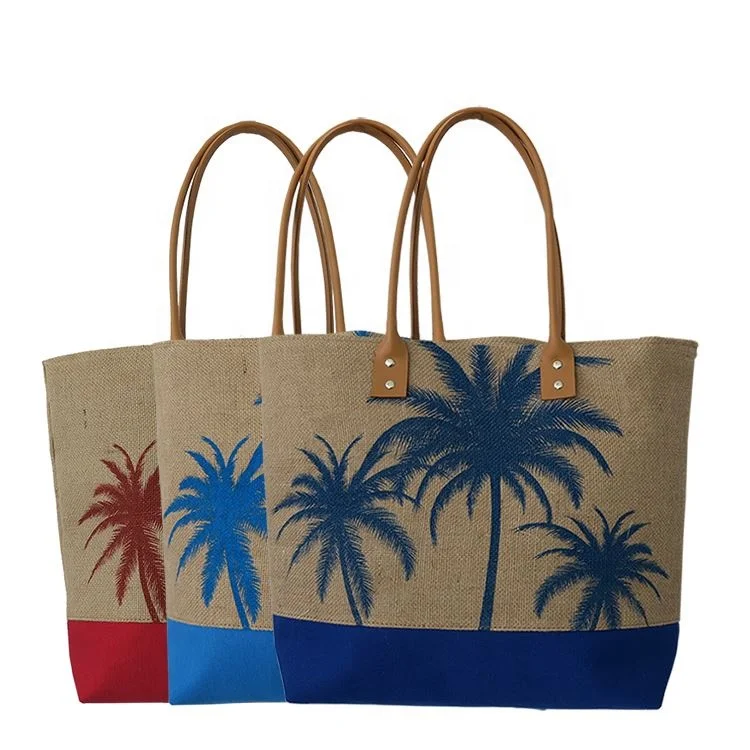 

Large capacity Stripe Cotton women's tote beach bag, Customized color