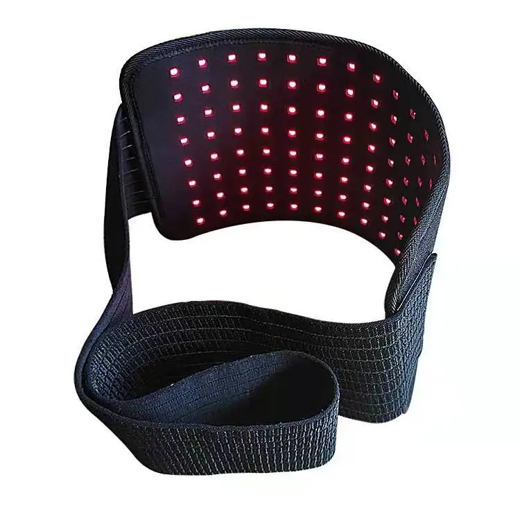 

Kinreen 2021 Hot Sale 660nm 850nm LED Belt Red Light Therapy Weight Loss Infrared Red Light Body Pad Wrap Belt for Pain Relief, Black