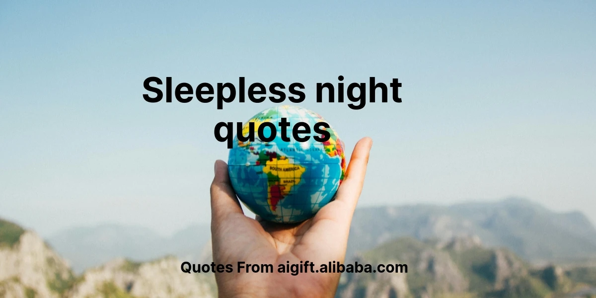 sleepless night quotes