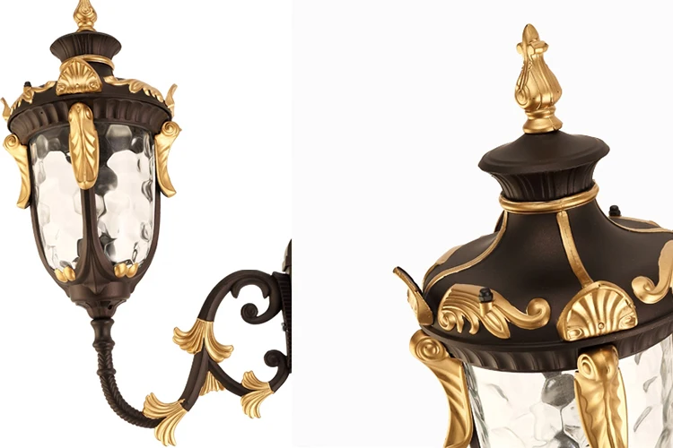 Factory hot selling vintage 2.5m-6m aluminum yard street garden pole light