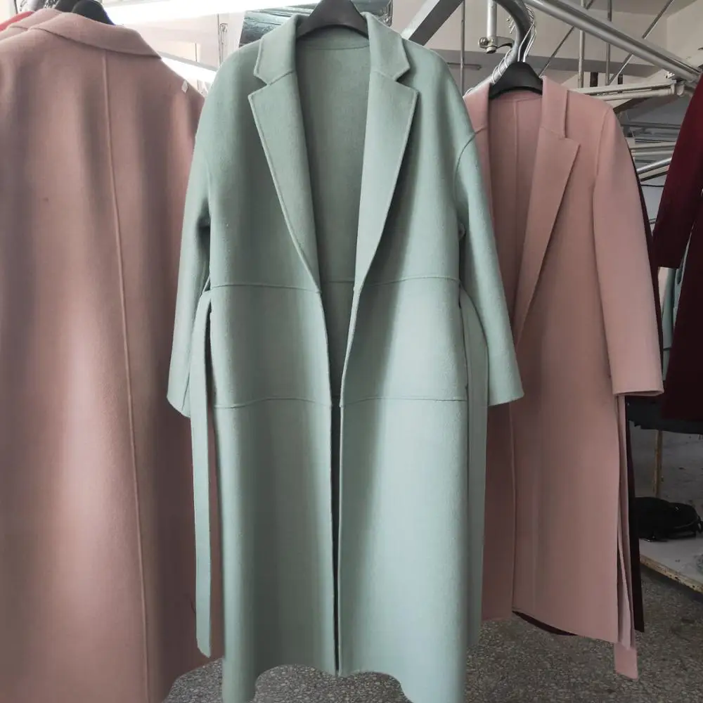 

Factory supply various Size cashmere coat 100 % women cashmere coat lady custom winter coats, Picture or customed