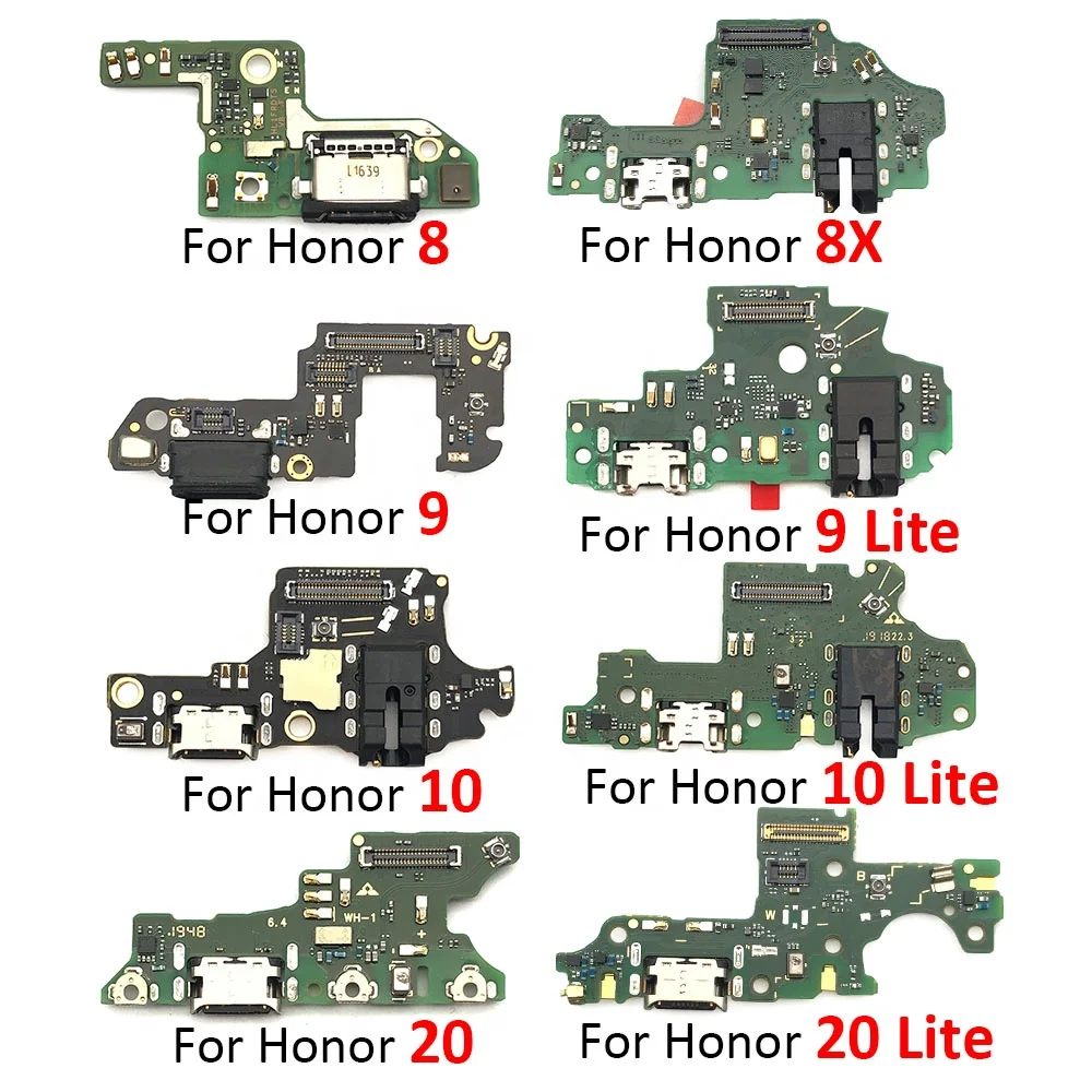 

USB Charger Charging Port Flex Cable Dock Connector For Huawei Honor 8 9 Lite/8X/10/20 Pro/20i Phone Accessories Connector Flex