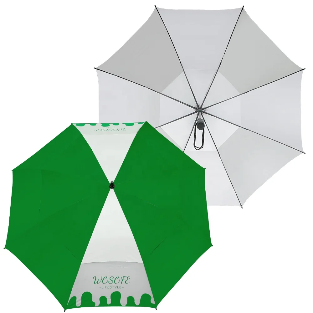 

Factory Wholesale Personality Sublimation Golf Umbrella Custom Logo Prints Promotional Umbrella