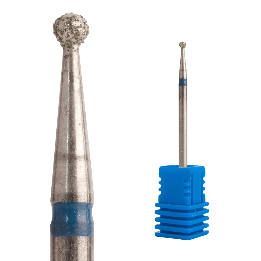 

2021 good pricetapered diamond stone nail drill bit 3/32 korund burr, Rainbow