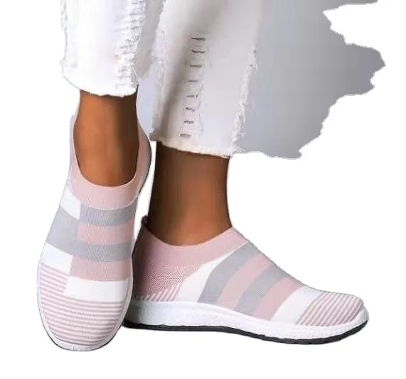 

Wholesale Casual Mesh-Comfortable Women's Athletic Walking Shoes sport shoes men, Black