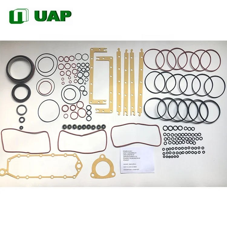 6d125-3 Sa6d125e-3 Diesel Engine Cylinder Block Gasket Set 6159-k2-9900 ...