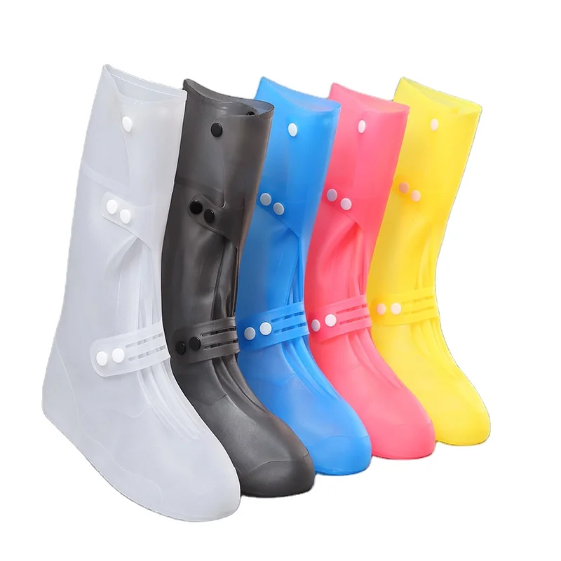 

Water Proof Shoe Cover Wear Resistant Non-slip PVC Rain boots High Rain Covers for Shoes
