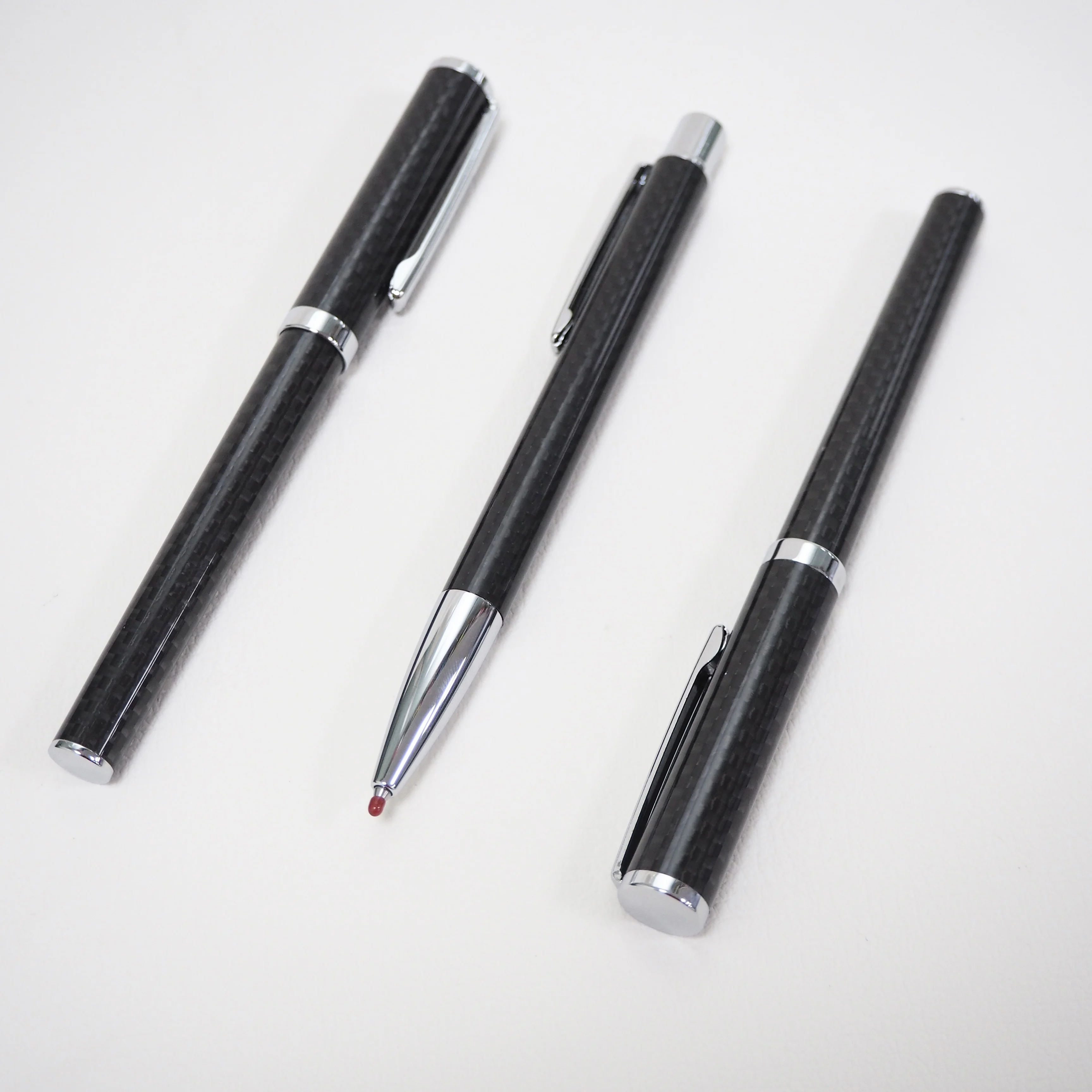 
Luxury Real Carbon fiber gel pen with carbon fiber Rollerball pens Schneider Topball 850 Gel ink refill 