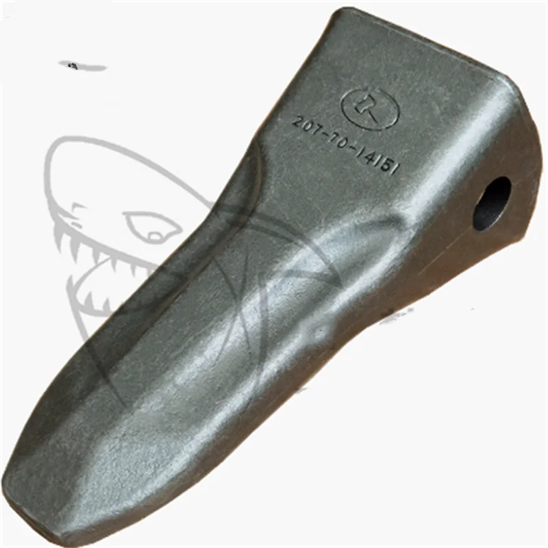 TALUADA High Quality Excavator Parts  for Komatsu PC300 Flat Bucket Tooth Sharp Bucket 207-70-14151 Flat Bucket Teeth 2077014151
