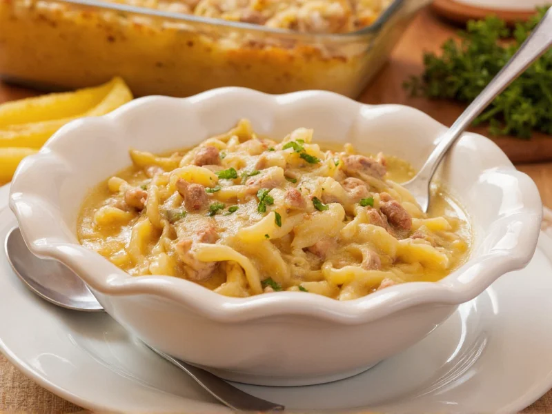Perfect Tuna Noodle Casserole with Cream of Mushroom Soup