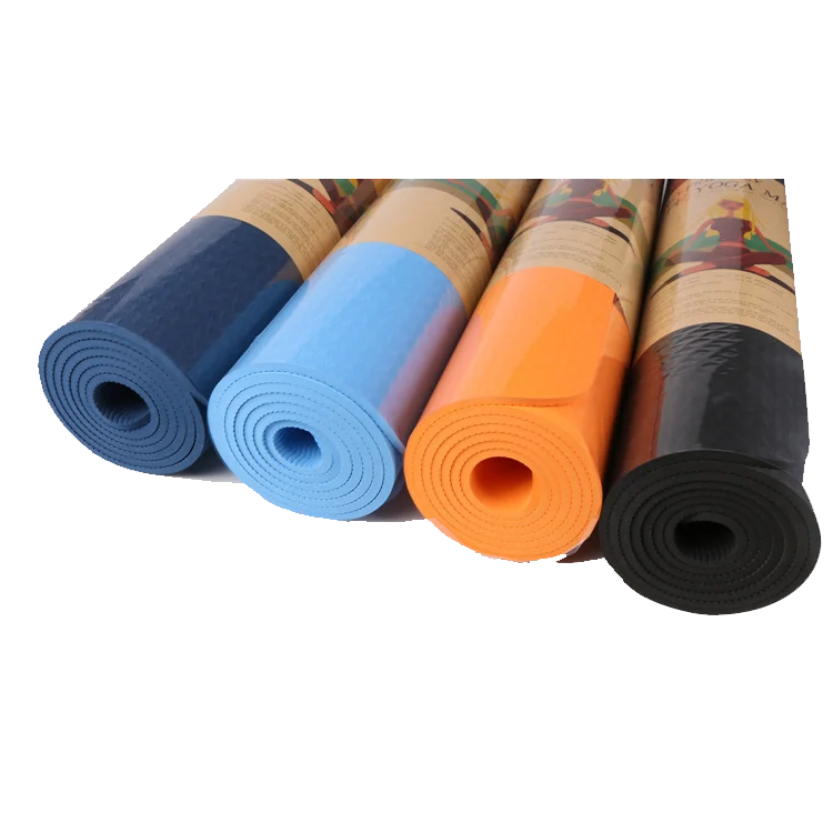 

2022 Hotsell Anti Slip Single Layer TPE Yoga Mat,Custom Gym Organic 6MM Pilates Yoga Mats, Customized color