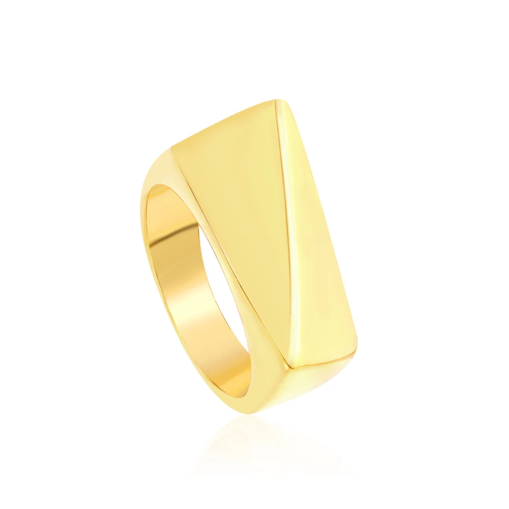 

2021 New Design Irregular Ring Gold Plated Fashion Jewelry Rings For Women And Men Retro Design Ring