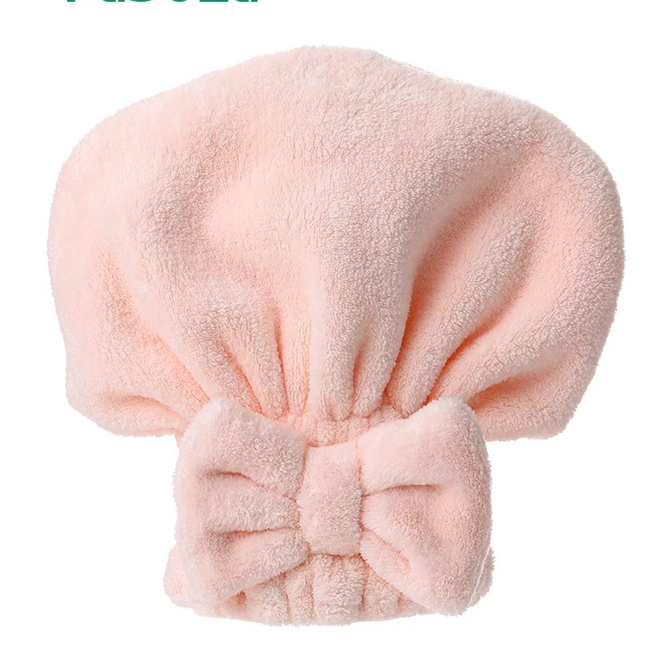 

FaSoLa Shower spa head wrap turban microfiber terry hair drying towel hair drying cap