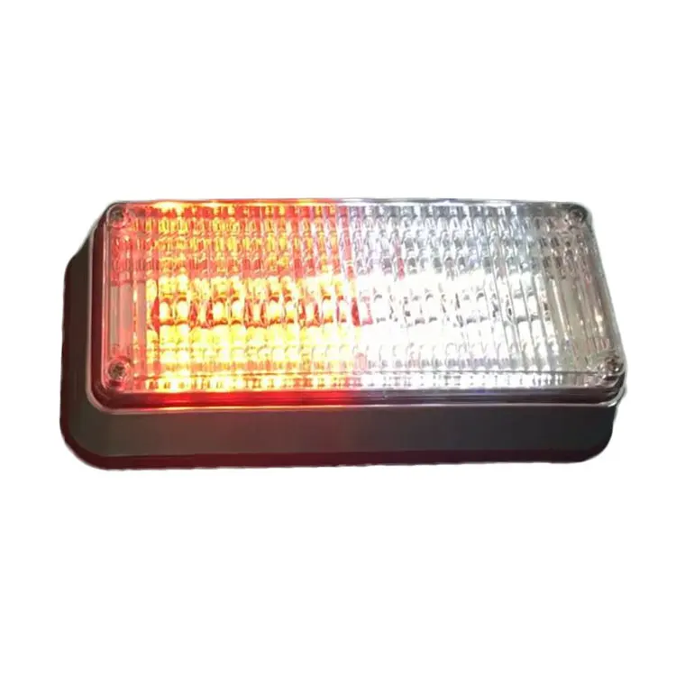 3W super bright 7 inch ambulance LED square warning strobe lights with factory price