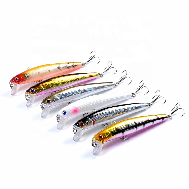 

Floating Pencil Hard 9.6cm 9.8g Unicorn Fishing Deep Diving Flexible Lure Minnow Floating Lures Pencil, 6 color