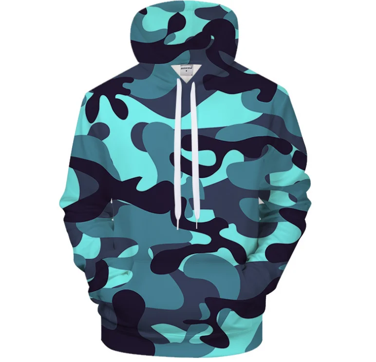

Men Wholesale Camouflage Hoodie Cotton Men Gym Autumn Casual Pullover Sweatshirt Custom Camo Hoodies