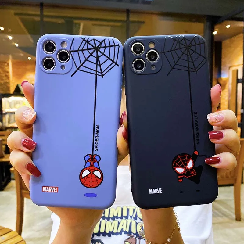 

Cartoon pattern spider IMD soft TPU phone case for iPhone