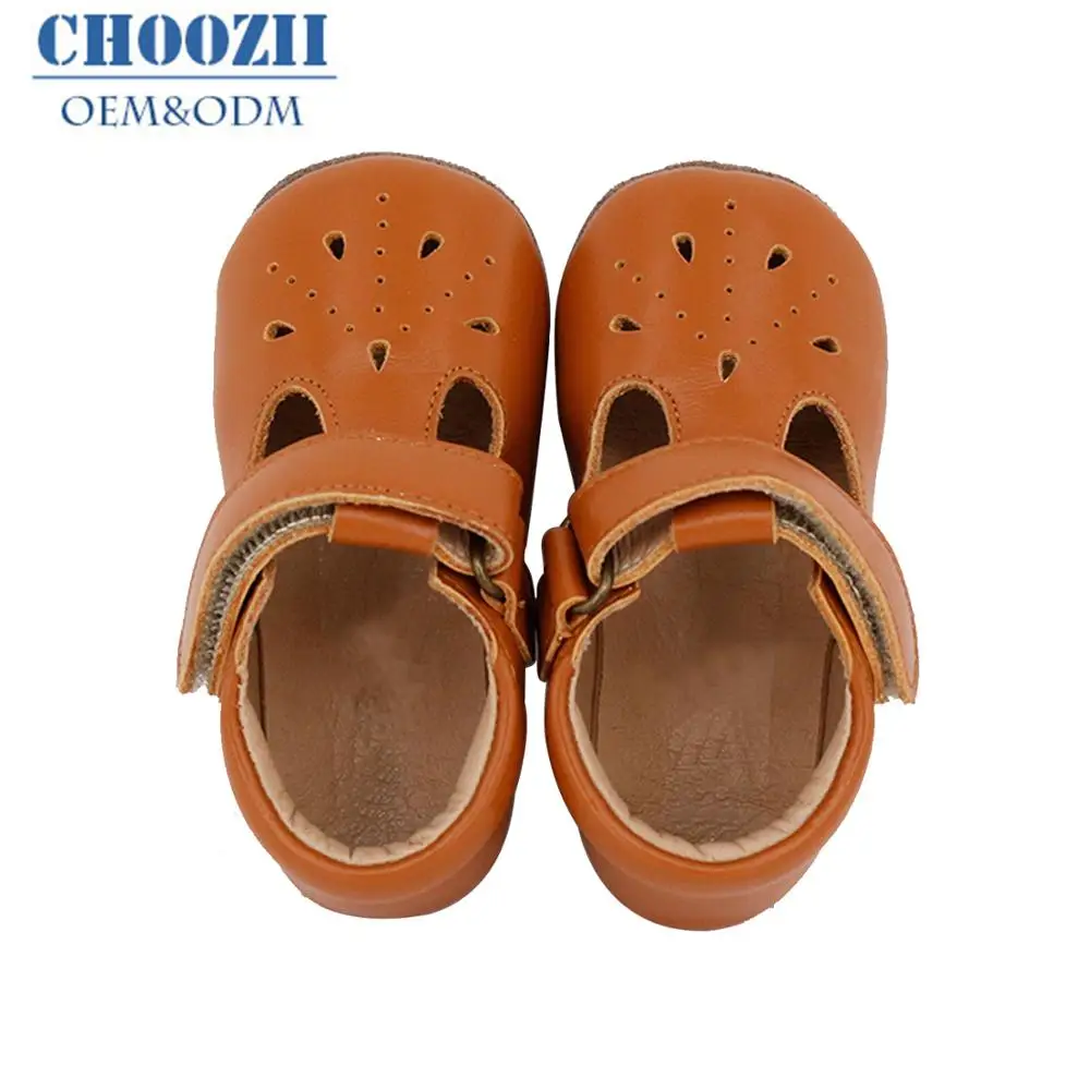 

Choozii Handmade Toddler Boutique Shoes Gorgeous Girls T Bar Genuine Leather Baby Shoes