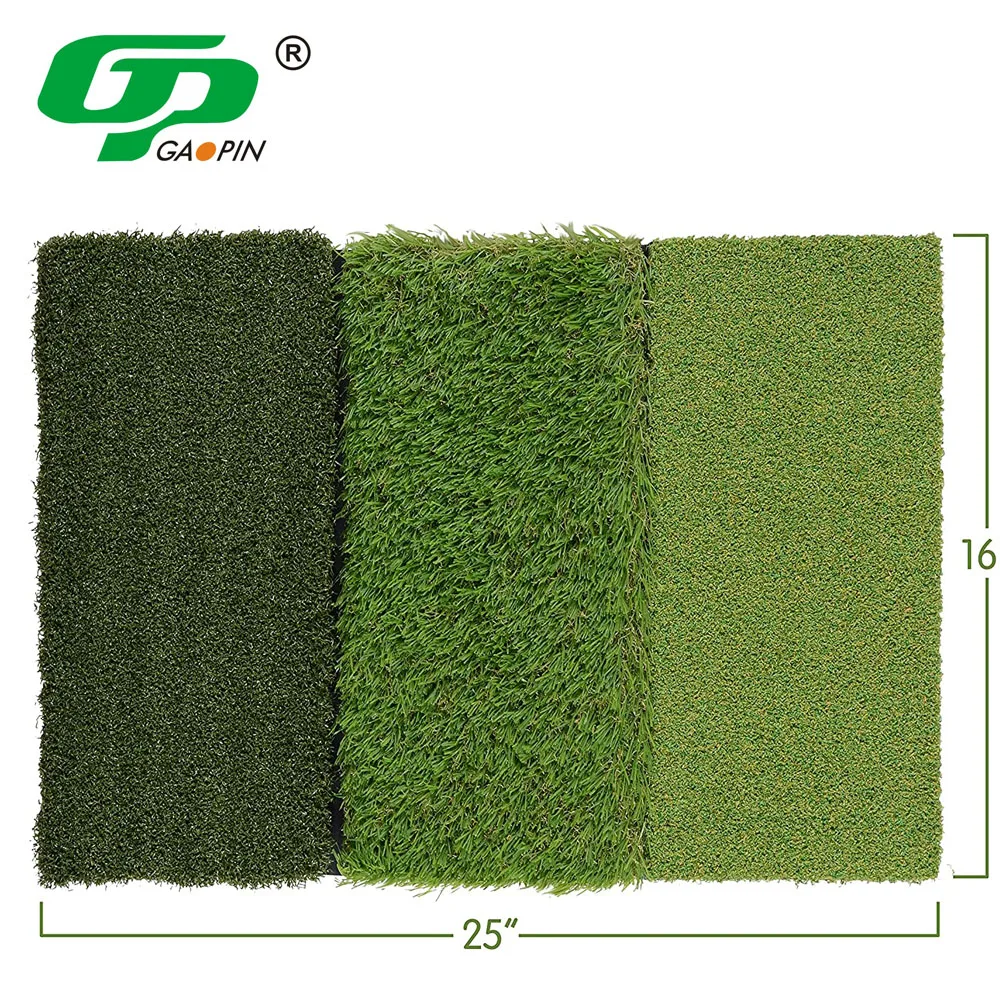 

3 In1 Foldable Mini Golf Mat Practice Turf Backyard Or Indoor Portable Premium Quality Realistic Grass Golf Driving Range Mat