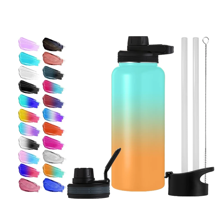 Image of bottles stainless steel insulated water bottles insulated bottle with straw