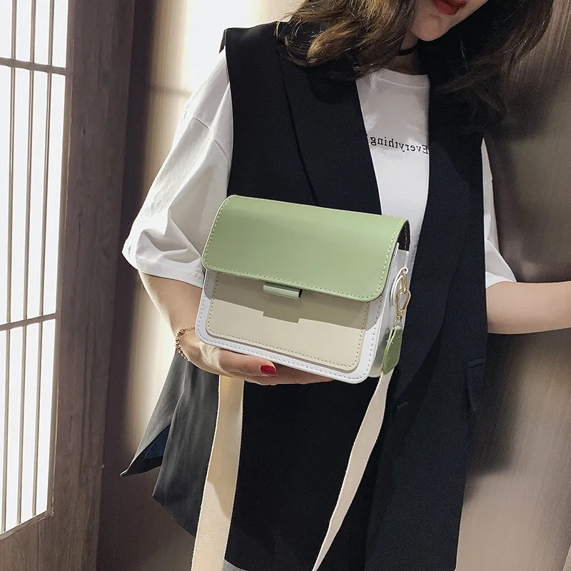 

New arrives women's handbags 202 Korean version of the trendy messenger purse summer texture small square jelly bag, Customizable