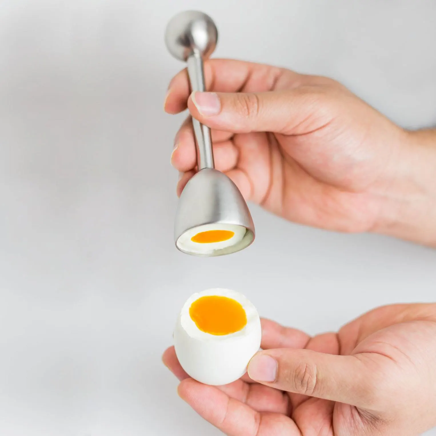 

304 stainless steel bottle opener eggshell cutter creative egg cutter