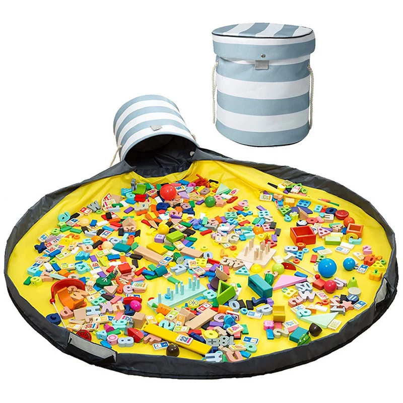 

Large Capacity Kids Home Toys Clean-up Durable Bucket Storage Box 30x30cm Kids Toys Storage Bag Basket, Picture