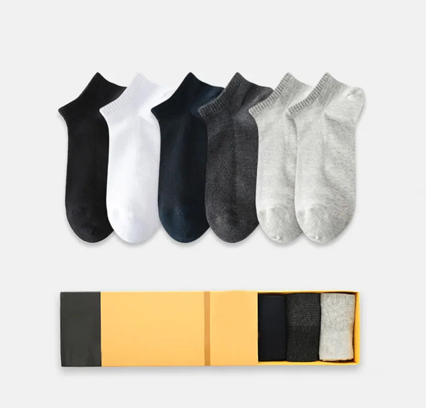 

Wholesale Cotton Breathable Summer Thin Ankle Socks for Men