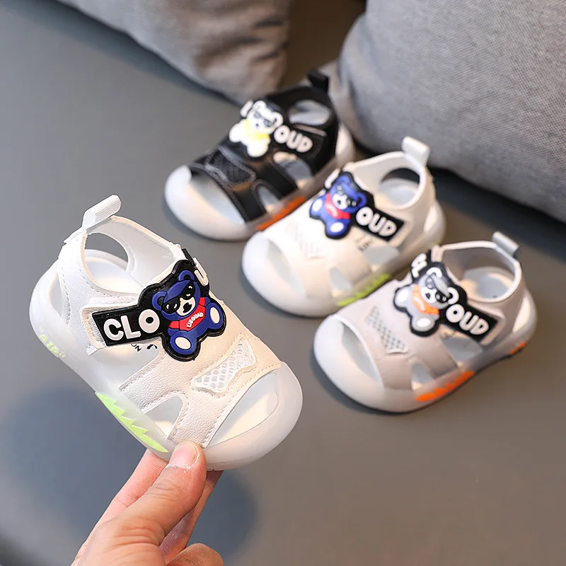 

Kids Sandals Summer Hollow Out Bear Fashion Trend New Spot Leisure Boys Girls Toddlers Baby