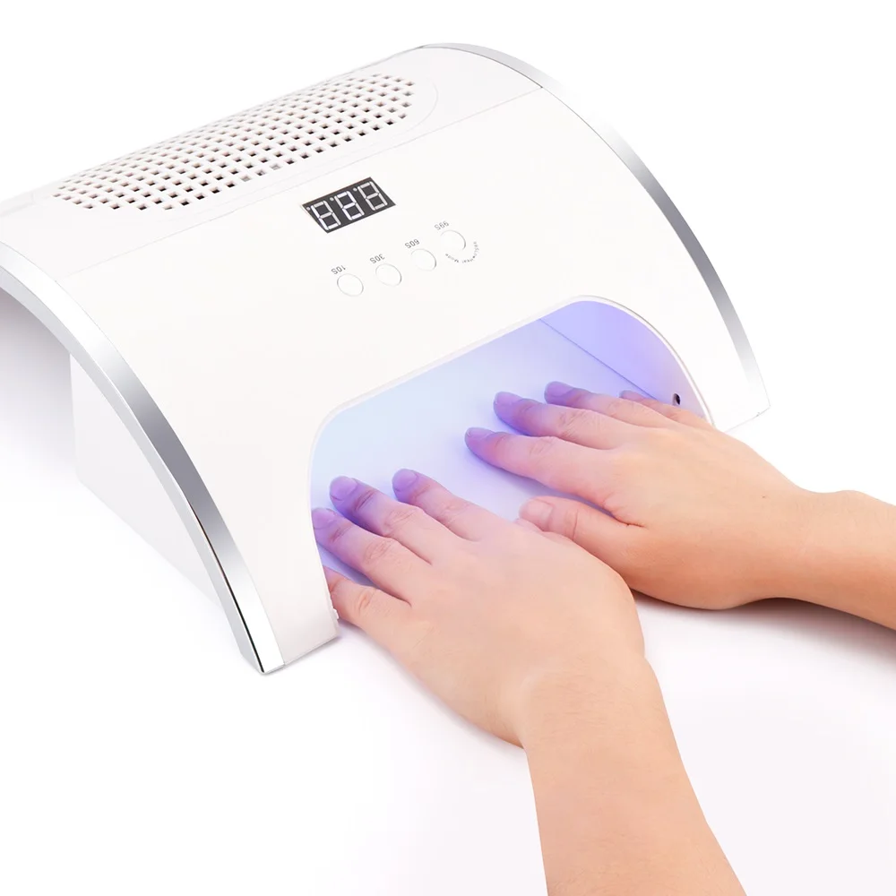

36 led beads nail lamp 80w nail fan 2 in 1 nail lamp collector