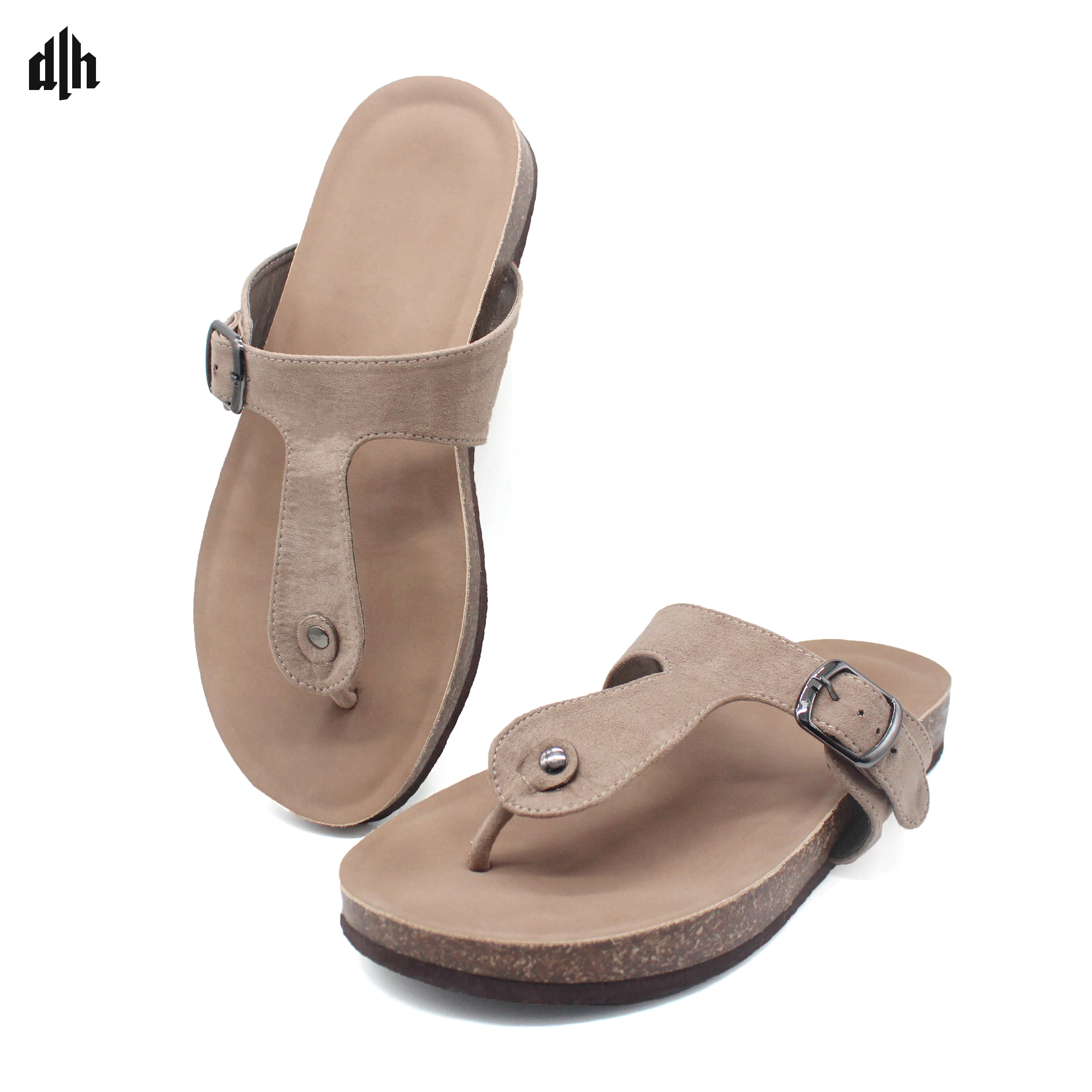 

Summer Big Size Flip Flops Casual Ladies Cork Shoes Platform Slippers For Women Wholesale