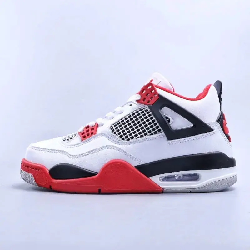 

2022 Hot Selling Basketball 4s Fire Red Shoes for Men's Women's Popular Comfortable Sport Sneakers Nk 4 Running Basketball Shoes