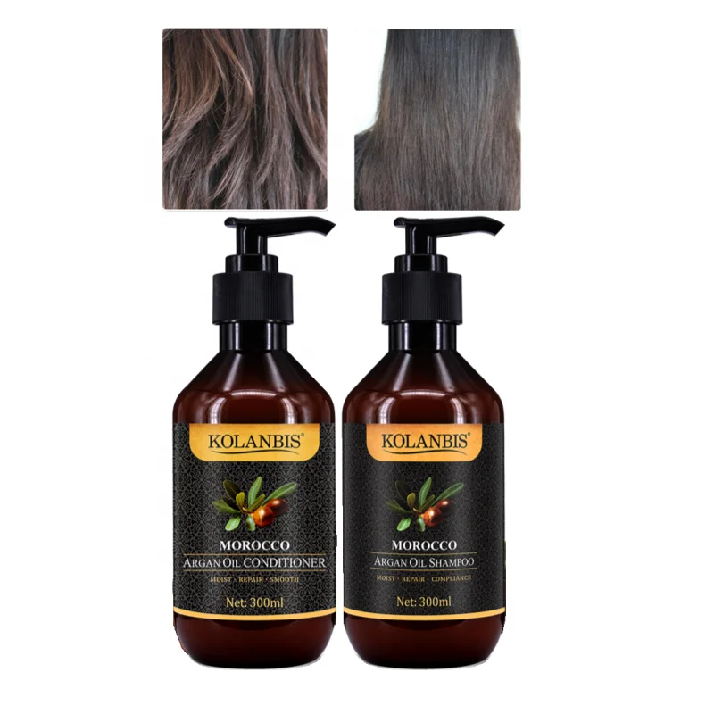 

KOLANBIS Restoration Repair Damaged Hair Shea Butter Argan Oil Shampoo And Conditioner Set