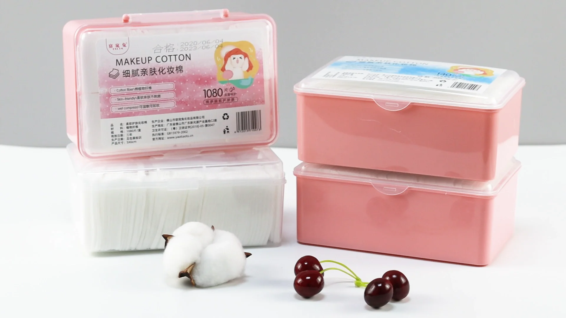 Factory Wholesale Nonwoven Cotton Pads Toner Cleaning Beauty Tools