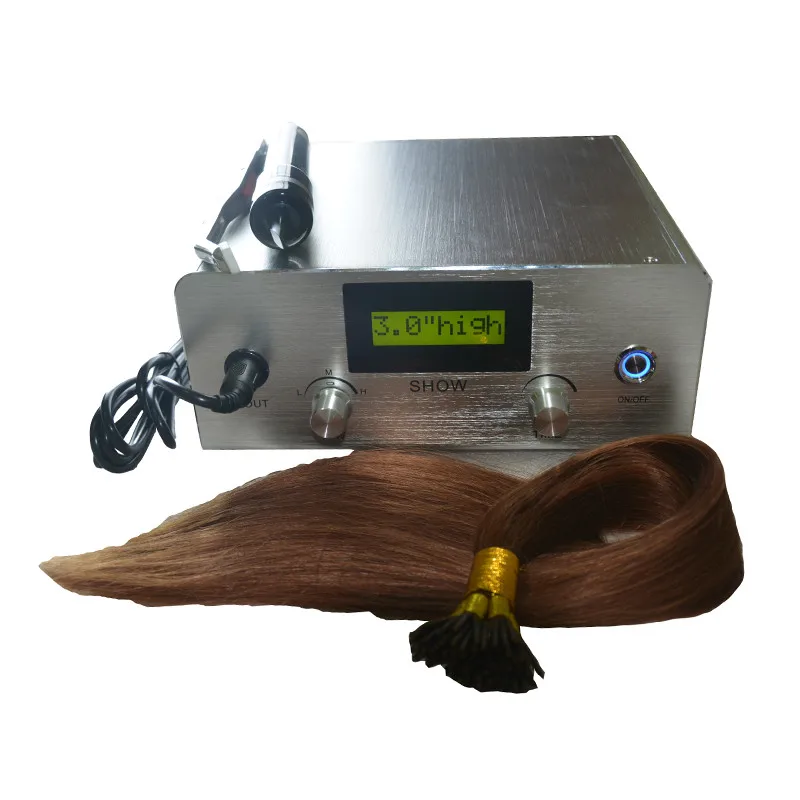 

Professional Latest LCD digital Not hot Ultrasonic Keratin cold Fusion Hair Extensions Machine Connectors Tools