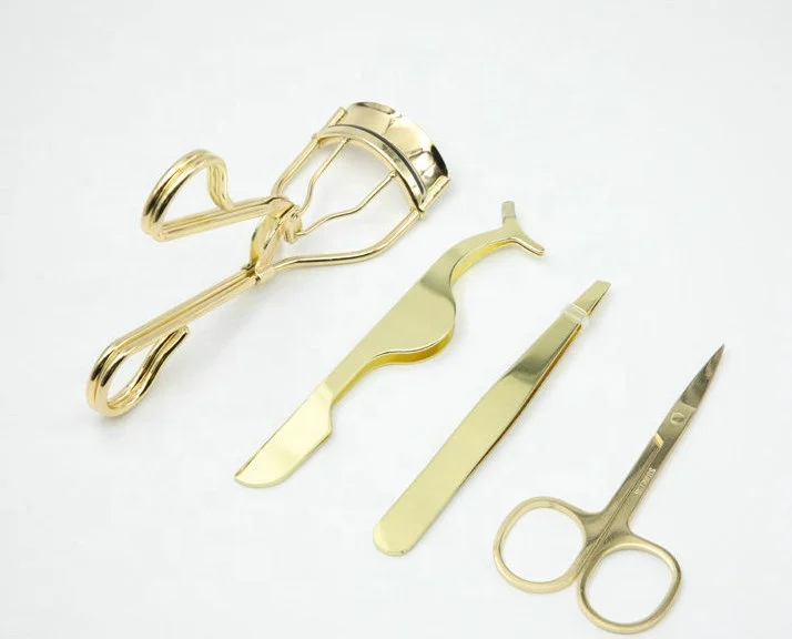 

Lash Tweezer Gold Plated Tweezers With Colorful Logo Rose Gold eyelash Applicator Tweezers Tool wholesale