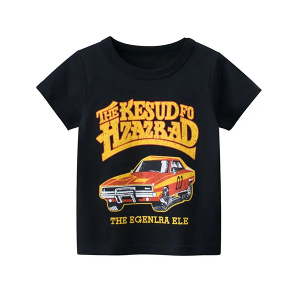 

Wholesale Summer Children'S Short-Sleeved Cartoon Car Printing T-Shirts