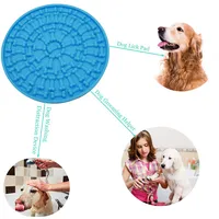 

BHD Durable Silicone Dog Lick Pad with Super Strong Suction Cup Distraction Dog lick Mat for Pet Bathing and Grooming