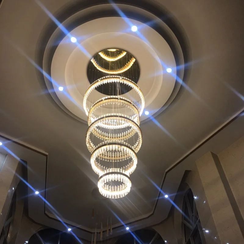 Crystal Lamp and extravagant postmodern decoration LED crystal chandelier for Living room bedroom dining hallway