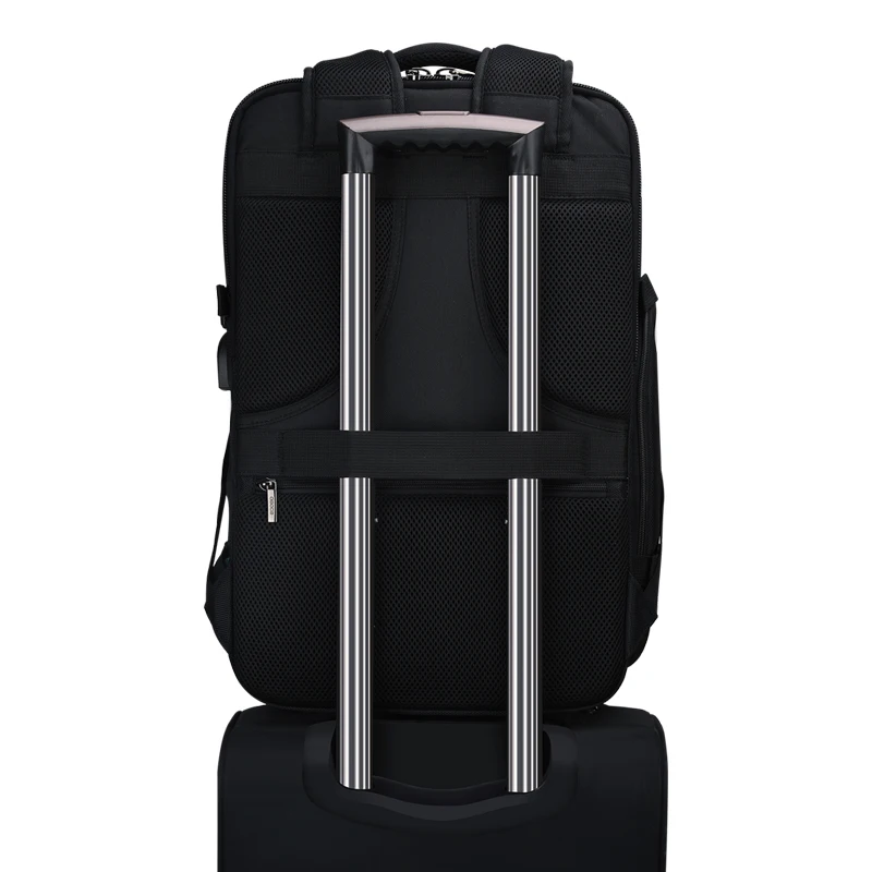 osoce 防水大容量防盗行李背包与 usb