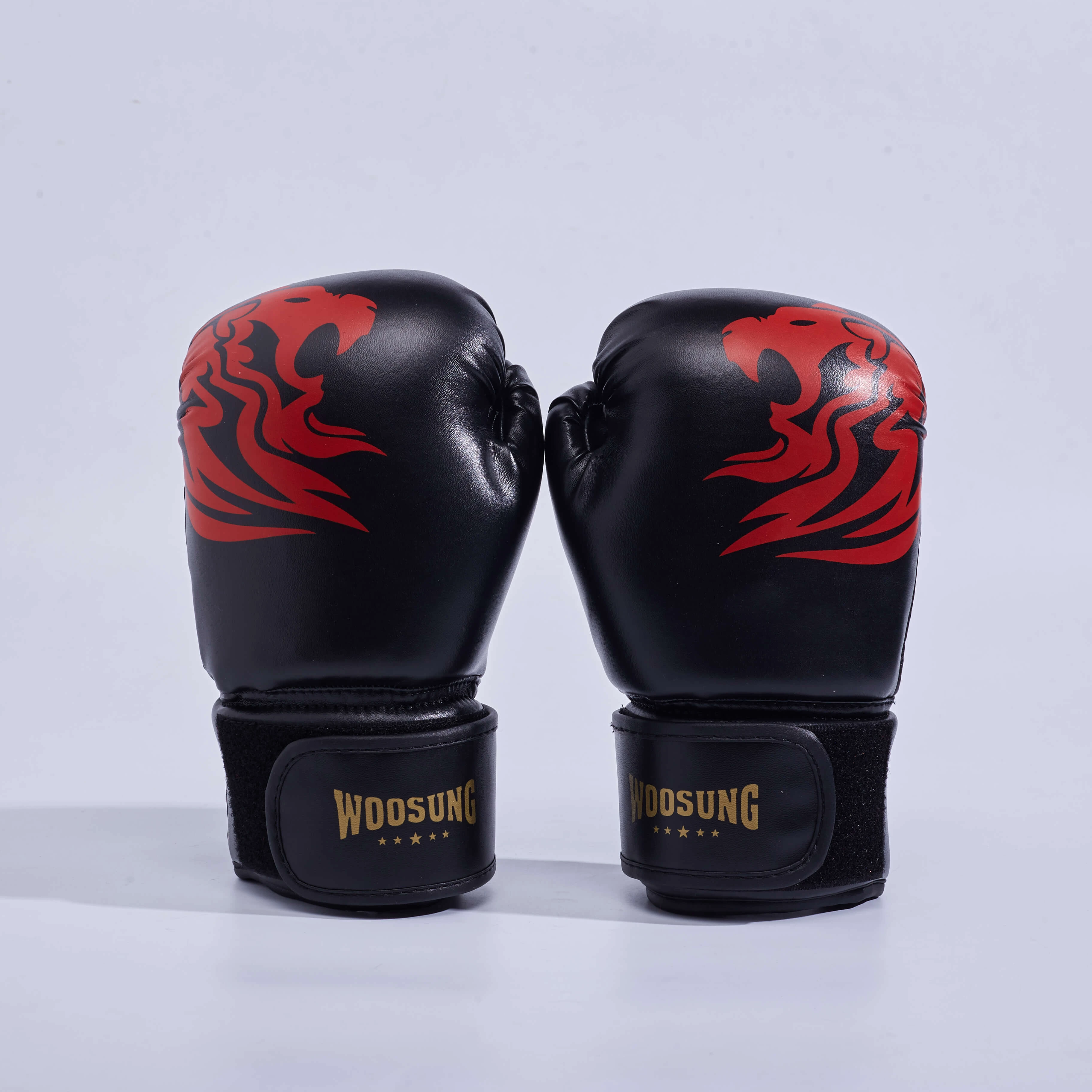 

6oz-14oz high grade Pu leather boxing gloves for kids boxing gloves custom logo, Black