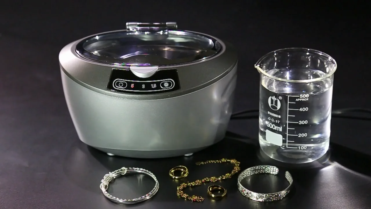 Ultrasonic Jewelry & Eyeglass Cleaner 750ml cd 2800cd ultrasonic
